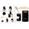 imageBundle of Flame King Mini Tabletop Fire Pit Dual Fuel Propane and Butane Smokeless Odorless Flame  4Feet Propane Adapter Hose Connects 1LB Appliance to 20LB Propane Tank