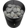 imageBundle of Flame King Mini Tabletop Fire Pit Dual Fuel Propane and Butane Smokeless Odorless Flame  4Feet Propane Adapter Hose Connects 1LB Appliance to 20LB Propane Tank