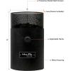 imageBundle of Flame King Mini Tabletop Fire Pit Dual Fuel Propane and Butane Smokeless Odorless Flame  4Feet Propane Adapter Hose Connects 1LB Appliance to 20LB Propane Tank