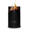imageBundle of Flame King Mini Tabletop Fire Pit Dual Fuel Propane and Butane Smokeless Odorless Flame  4Feet Propane Adapter Hose Connects 1LB Appliance to 20LB Propane Tank
