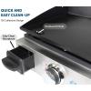 imageFlame King 17inch Flat Top Griddle for BBQ Grill wRegulator Propane Gas Griddle for RV Pullout Kitchen