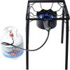 imageFlame King 200000 BTU Propane Burner Gas Stove Heavy Duty Turkey FryerCamp Cooker Portable with Stand Great for Outdoor Cooking Home Brewing ampamp CanningSingle Burner 100K BTU