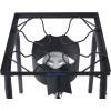 imageFlame King 200000 BTU Propane Burner Gas Stove Heavy Duty Turkey FryerCamp Cooker Portable with Stand Great for Outdoor Cooking Home Brewing ampamp CanningSingle Burner 100K BTU