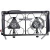 imageFlame King 200000 BTU Propane Burner Gas Stove Heavy Duty Turkey FryerCamp Cooker Portable with Stand Great for Outdoor Cooking Home Brewing ampamp CanningDouble Burner 200K BTU