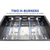 imageFlame King 22inch Double Burner Flat Top Griddle for Outdoor BBQ Grill Portable Propane Gas Griddle for Camping and Tailgating