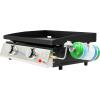 imageFlame King 22inch Double Burner Flat Top Griddle for Outdoor BBQ Grill Portable Propane Gas Griddle for Camping and Tailgating