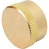 imageFlame King AB228 4Pc Universal Solid Brass Caps for 1LB Propane Bottle Gas Tank Cylinders
