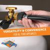 imageFlame King Bundle 5LB Steel Propane Tank Cylinder with OPD Valve  4FT Propane Adapter Hose for Camping Fire Pits Heaters Grills OverlandingSteel Propane Tank Cylinder with Type 1 OPD Valve  4FT Propane Adapter Hose