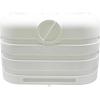imageFlame King Dual 20LB LP Propane Tank Light Plastic Heavy Duty Cover for RV Travel Trailer Camper  WhiteWhite Propane Tank Cover