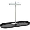 imageFlame King Dual RV Propane Tank Cylinder Rack for RVs and Trailers for 30lb Tanks  KT30MNT Tanks Sold Separately Black