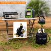imageFlame King FKDTMINI Mini 3Port Distribution Tree for Camping Connects 1lb Appliances to a Standard Propane Tank Perfect for Lanterns Stoves Heaters and Grills Black ampamp GoldMini Propane Distribution Tree