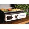 imageFlame King Flat Top Portable Propane Cast Iron Grill Griddle Tabletop for Outdoor Camping Tailgating Outdoor Cooking