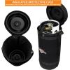 imageFlame King Gas Hauler for 10LB Propane Tank  Insulated Protective Carry Case for Camping and Outdoor Adventures