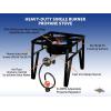imageFlame King Heavy Duty 200K BTU 020 PSI Propane Gas Single Burner Bayou Cooker Outdoor Stove for Home Brewing Turkey Fry Maple Syrup Prep Cajun Cooking Black200K BTU