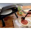 imageFlame King LEHAVA 14inch 360 Degree Rotating NonStick Pizza Stone Portable Outdoor Propane Pizza Oven Countertop with Cover Bag Piezo Auto Ignition for Camping Backyard and Tailgating