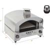 imageFlame King Propane Gas Pizza ampamp Food Outdoor Oven for Camping Backyard Tailgating