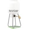 imageFlame King Propane Refill Fitting Adapter Valve for 1LB Camping Refillable Tank Cylinders