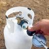 imageFlame King Propane Tank Gauge Level Indicator Leak Detector Gas Pressure Meter Color Coded ampamp Glow in The Dark Universal for Cylinder BBQ Gas Grill RV Camper Heater Propane Gas Tank Level IndicatorLeak Detector