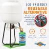 imageFlame King Propane Torch Weed Burner with Integrated Self Igniting Lighter  Refillable 1LB Empty Propane Cylinder Tank with Refill KitWeed Burner with Tank and Refill Kit