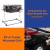 imageFlame King RV Camper Trailer Mounting Rack for Flame King Propane Portable Grill or Griddle