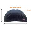 imageFlame King RVPGC Popup BBQ Grill Cover Fire Retardant Material 60 inches Includes Carry Case
