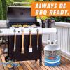 imageFlame King Smart Wireless Propane Tank Scale  Bluetooth Gas Gauge with App Connectivity for BBQ and Grills Monitors Multiple Propane Cylinders  203040 lb Tanks