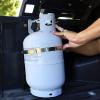 imageFlame King TRacks 10LB Propane Tank Mounting Bracket Strap for RVs Trailers Campervans Jeeps and Overland Vehicles10LB TRacks