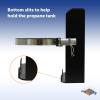 imageFlame King TRacks 5LB Propane Tank Mounting Bracket Strap for RVs Trailers Campervans Jeeps and Overland Vehicles5LB Tank Bracket