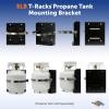 imageFlame King TRacks 5LB Propane Tank Mounting Bracket Strap for RVs Trailers Campervans Jeeps and Overland Vehicles5LB Tank Bracket