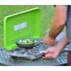 imageFlame King VT101 2Burner Portable Camping Stove Grill Great for Outdoor Cooking Backpacking Compatible with 1LB Propane Gas Bottle