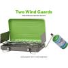 imageFlame King VT101 2Burner Portable Camping Stove Grill Great for Outdoor Cooking Backpacking Compatible with 1LB Propane Gas Bottle