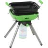imageFlame King YSNVT301 MultiFunction Portable Propane BBQ Grill Camp Stove 8000 BTU 95 x 12 Inch Cooking Surface Light GreenBlack