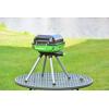 imageFlame King YSNVT301 MultiFunction Portable Propane BBQ Grill Camp Stove 8000 BTU 95 x 12 Inch Cooking Surface Light GreenBlack