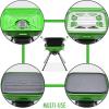 imageFlame King YSNVT301 MultiFunction Portable Propane BBQ Grill Camp Stove 8000 BTU 95 x 12 Inch Cooking Surface Light GreenBlack