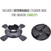 imageFlame King YSNVT508 Portable BottleTop Camping Stove with Stable Lightweight Base Stand Great for Outdoor Cooking Backpacking Compatible with 1LB Propane Gas Bottle