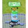 imageFlame King YSNVT508 Portable BottleTop Camping Stove with Stable Lightweight Base Stand Great for Outdoor Cooking Backpacking Compatible with 1LB Propane Gas Bottle