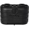 imageFlame King Dual 20LB LP Propane Tank Light Plastic Heavy Duty Cover for RV Travel Trailer Camper  WhiteBlack Propane Tank Cover