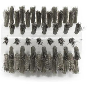 imageFlame King Electric BBQ Grill Brush Cordless and Rechargeable Stainless Steel BristlesBlackReplacement Head
