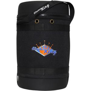 imageFlame King Gas Hauler for 5LB Propane Tank  Insulated Protective Carry Case for Camping and Outdoor Adventures
