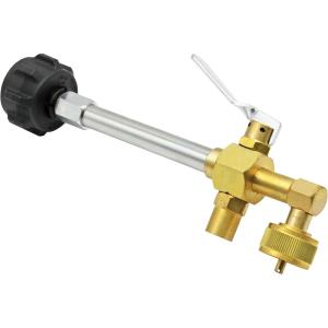 imageFlame King Propane Refill Fitting Adapter Valve for 1LB Camping Refillable Tank Cylinders