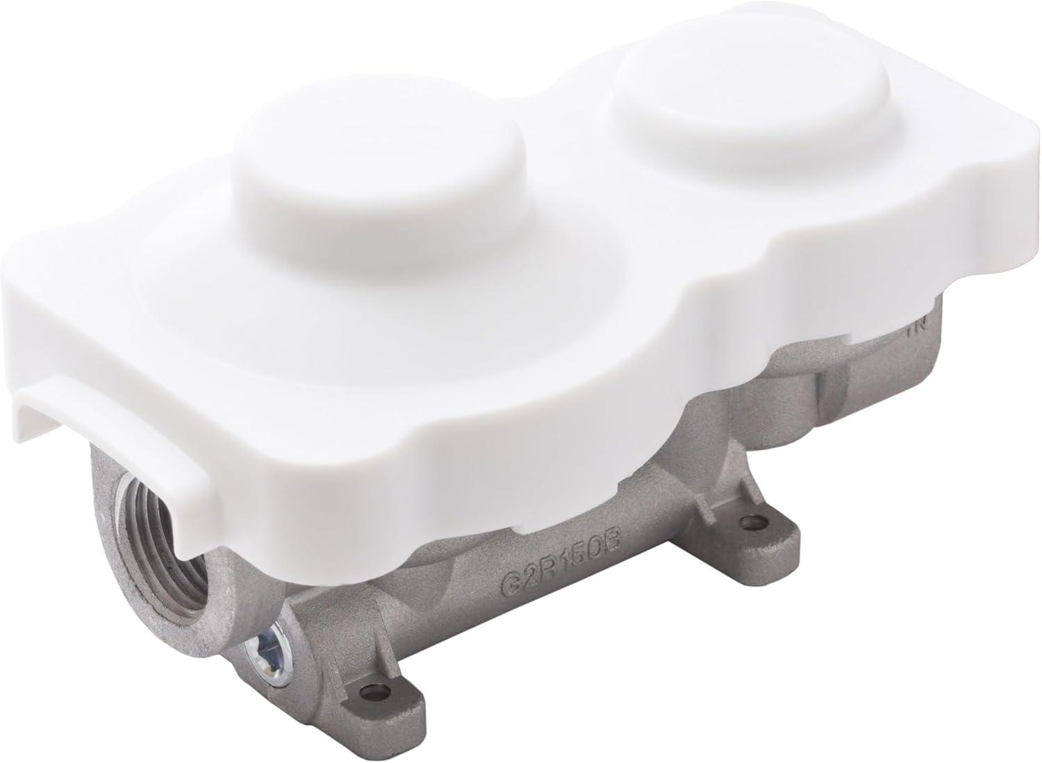 imageFlame King 160000 BTU Vertical Mounted 2Stage Propane LP Regulator for RVs Vans Trailers Campers 100LB Tanks ASME Tanks Generators160 000 BTU