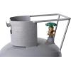 imageFlame King 100LB Empty Propane Tank with Wheels Horizontal ampamp Vertical LP Cylinder with Builtin Gauge for Fire Tables Fire Pits Patio Heaters Barbeques Lunch Trucks Weed Torches ampamp Truck Campers