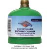 imageFlame King 12LB Propane Tank Refillable and Empty Cylinder for Small Propane Lamps Lanterns and Camp Stoves