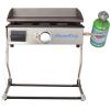 imageFlame King 17inch Flat Top Griddle for Outdoor BBQ Grill Portable Propane Gas Griddle for Camping and Tailgating w Mounting Bracket185 x 17 x 9