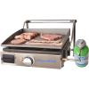 imageFlame King 17inch Flat Top Griddle for Outdoor BBQ Grill Portable Propane Gas Griddle for Camping and Tailgating w Mounting Bracket185 x 17 x 9
