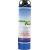 imageFlame King 1LB Empty Aluminum Propane Cylinder Tank  CorrosionResistant and RustFree Great for Camping and Small AppliancesSteel Blue Tank