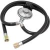imageFlame King 2Ft YSplitter Propane Regulator Double Hose Outlet Fits Type1 QCC1 Tank Connections for BBQ Grills with Side Burner
