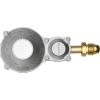 imageFlame King 300000 BTU Horizontal Mounted 2Stage Propane LP Regulator with POL for RVs Vans Trailers Campers 100LB Tanks ASME Tanks Generators300 000 BTU