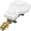 imageFlame King 300000 BTU Horizontal Mounted 2Stage Propane LP Regulator with POL for RVs Vans Trailers Campers 100LB Tanks ASME Tanks Generators300 000 BTU