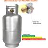 imageFlame King 30LB Aluminum Propane Tank with Gauge ampamp OPD Valve CorrosionResistant and RustFree Lightweight Great for Marine Applications Grills and BBQs Camping Fishing ampamp Outdoor Activities